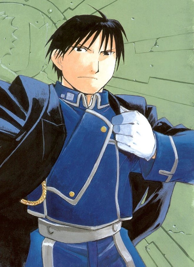 Roy Mustang, the Flame Alchemist, in State Military uniform
