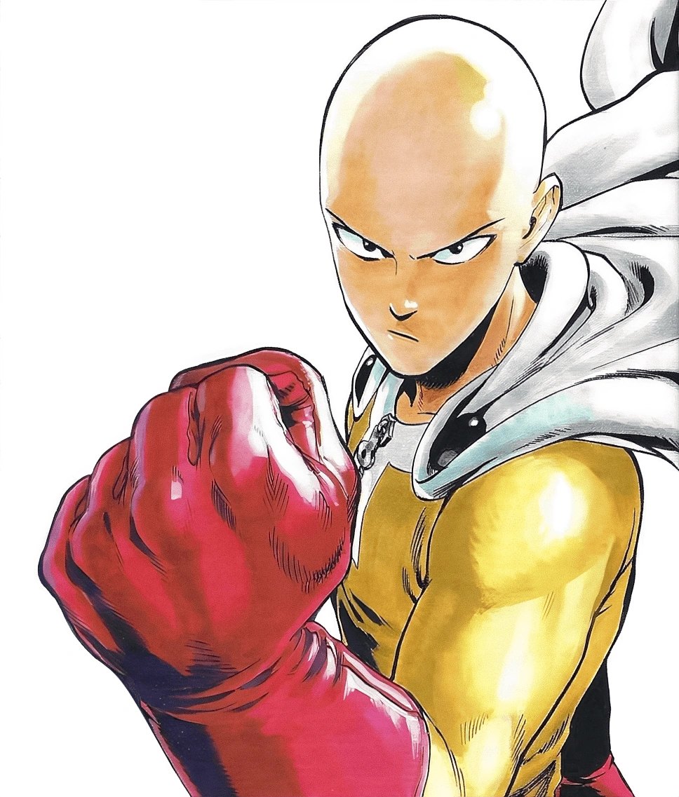 Saitama, One Punch Man's protagonist and strongest confirmed hero