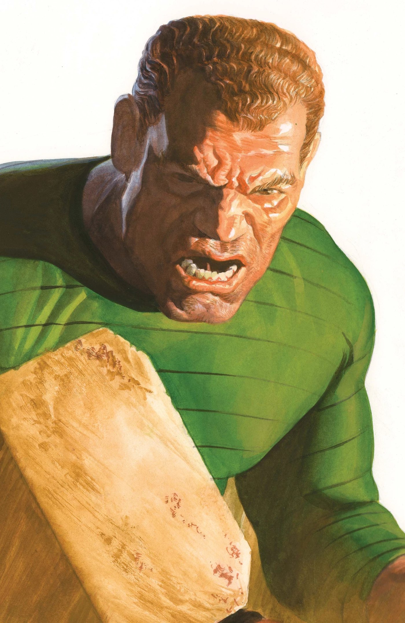 Sandman, Flint Marko with sand-textured skin, Marvel Comics art