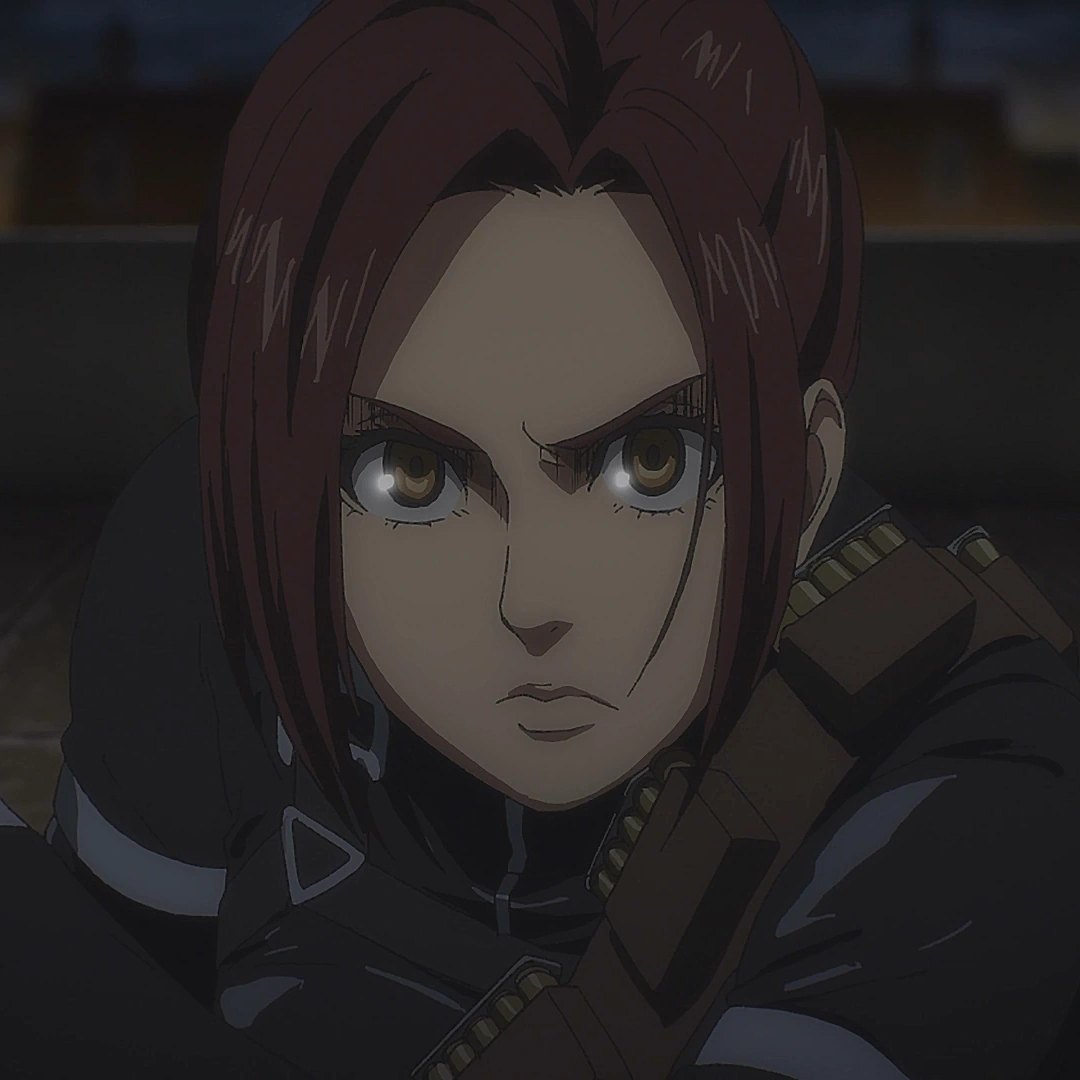 Sasha Braus, the Survey Corps’ sharpshooter, in Attack on Titan