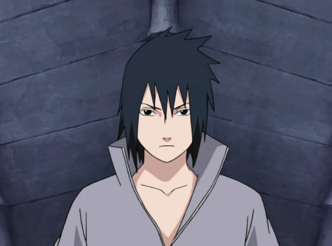 Sasuke Uchiha, whose role in Two Blue Vortex has shifted from mentor to measuring stick