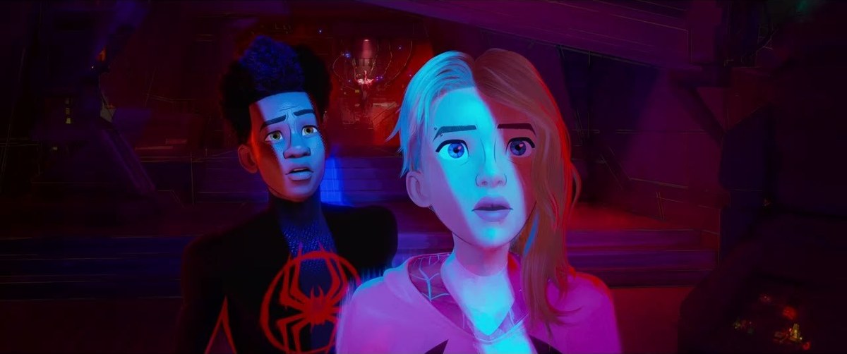 A frame from the official Spider-Man: Across the Spider-Verse trailer