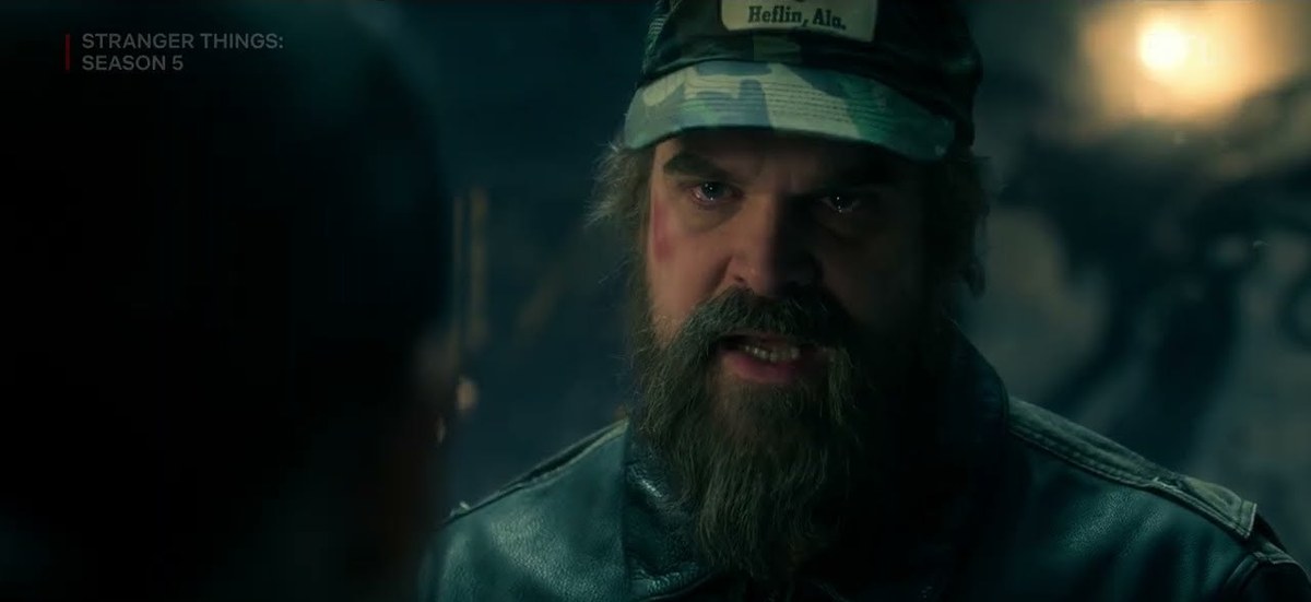 A frame from the official Stranger Things trailer