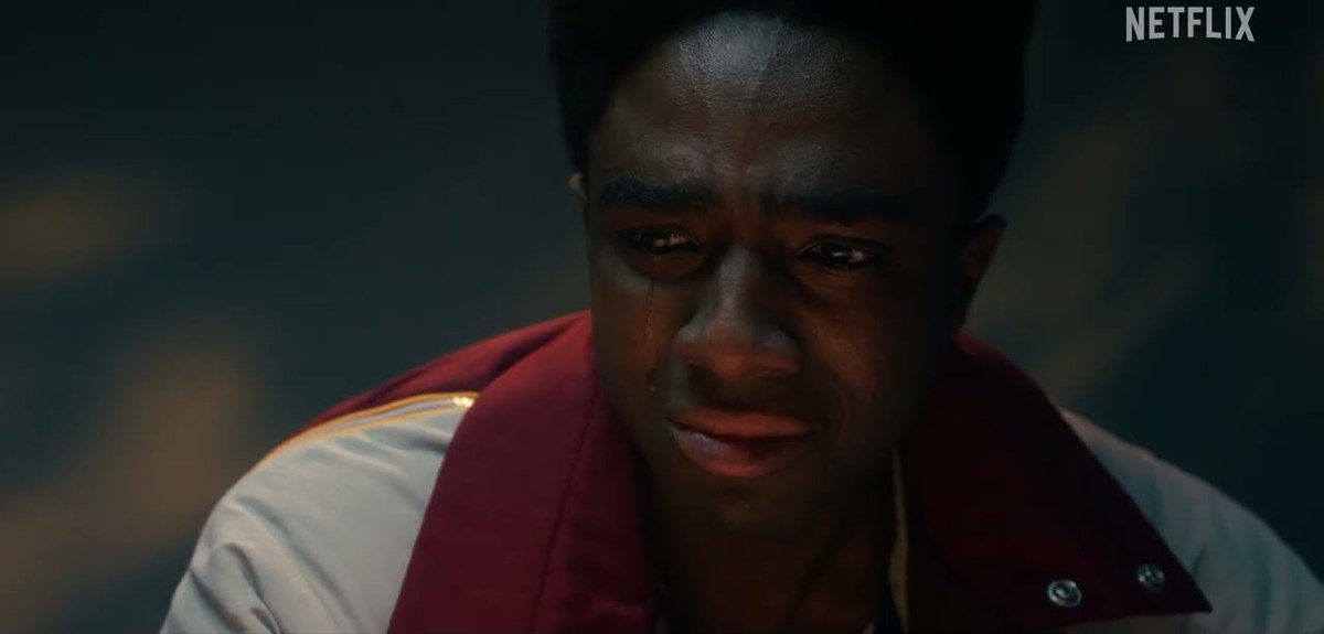 A frame from the official Stranger Things trailer