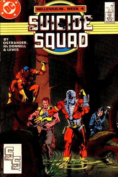 Suicide Squad #9 cover, 1988