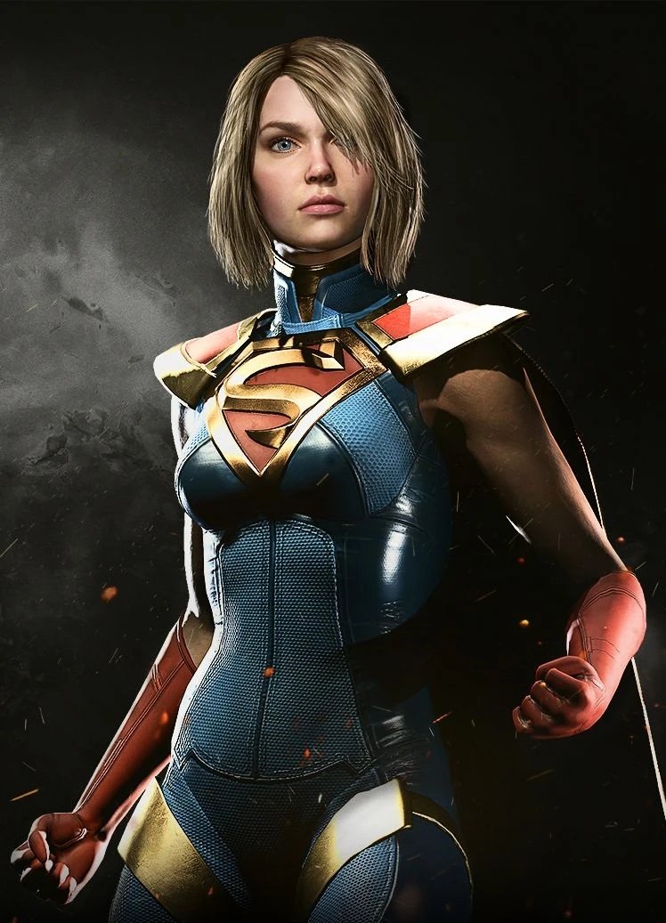 Supergirl in official Injustice 2 artwork