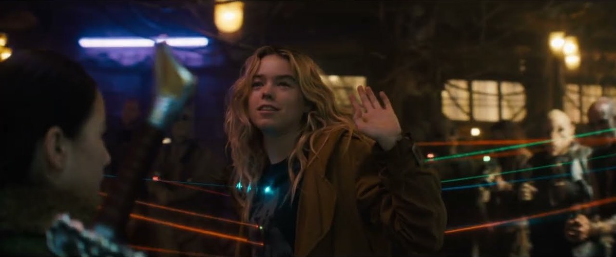 A frame from the official Supergirl trailer