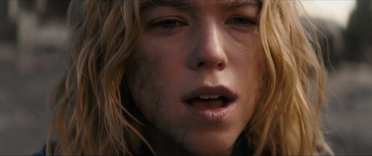 A frame from the official Supergirl trailer