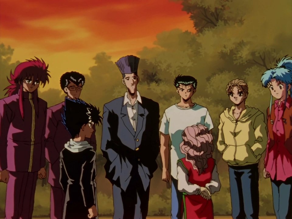 Team Urameshi, the series' main cast