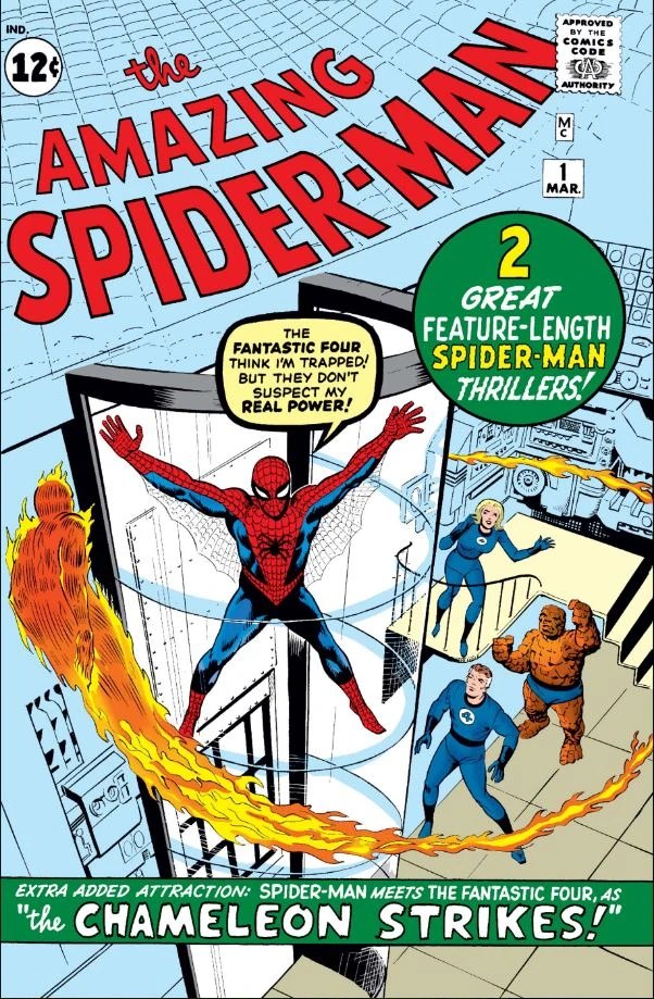 The Amazing Spider-Man #1 original 1963 cover