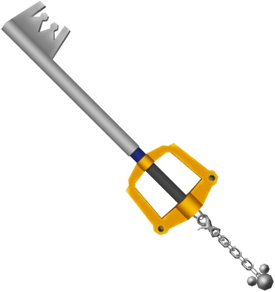 The Kingdom Key, Sora's signature keyblade from Kingdom Hearts