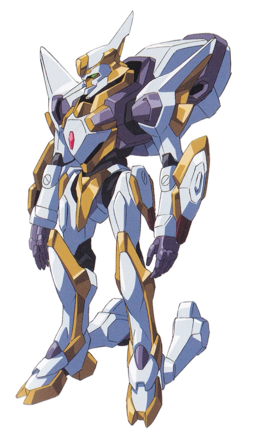 The Lancelot Knightmare Frame mecha from Code Geass