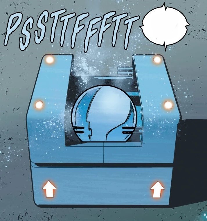 An Origin Box, the Marvel device that grants Super Soldier-era characters new powers