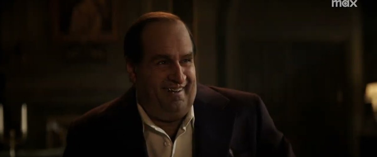 A frame from the official The Penguin trailer