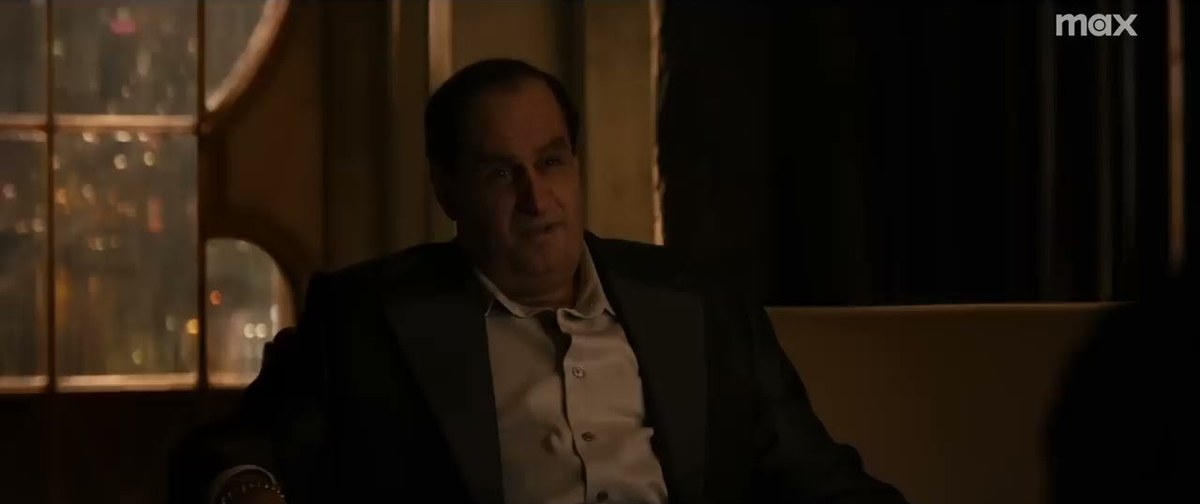 A frame from the official The Penguin trailer