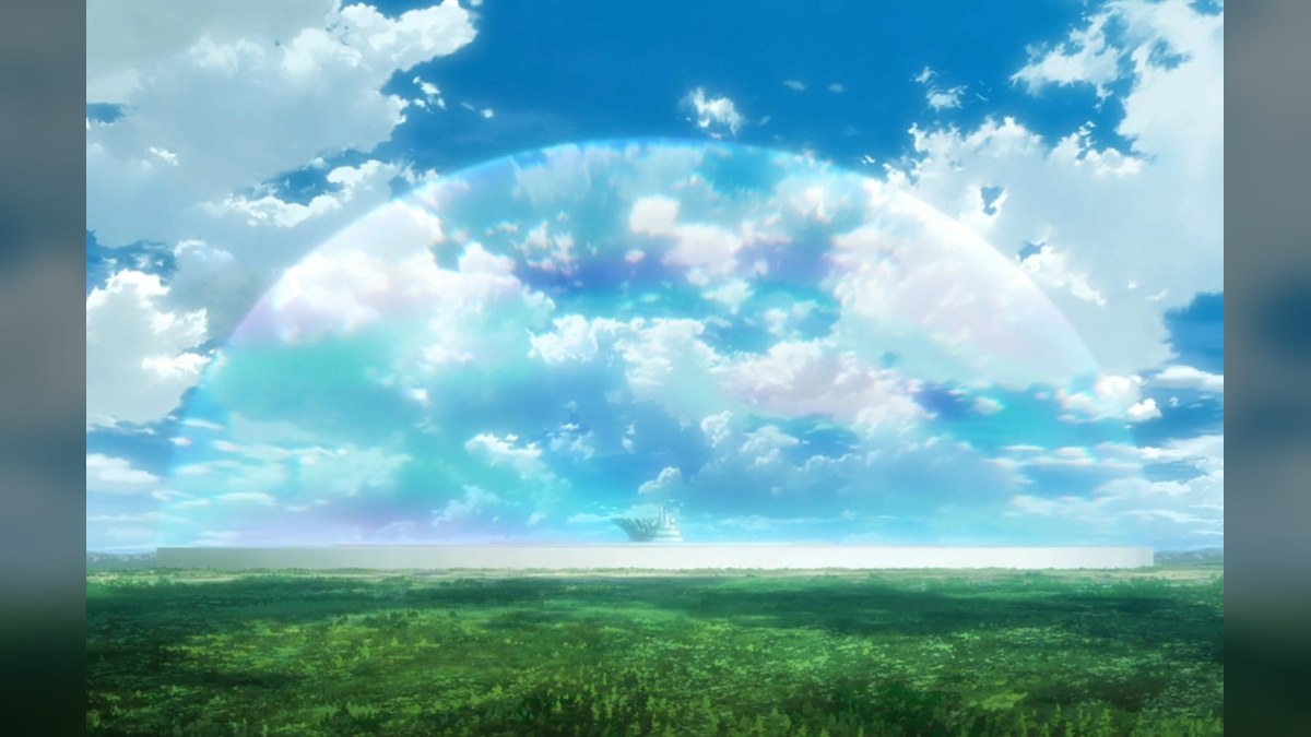 The Seireitei, the walled inner city of the Soul Society, protected by its Shakonmaku barrier, in Bleach