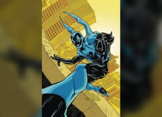 The Three Blue Beetles: Dan Garrett, Ted Kord, and Jaime Reyes