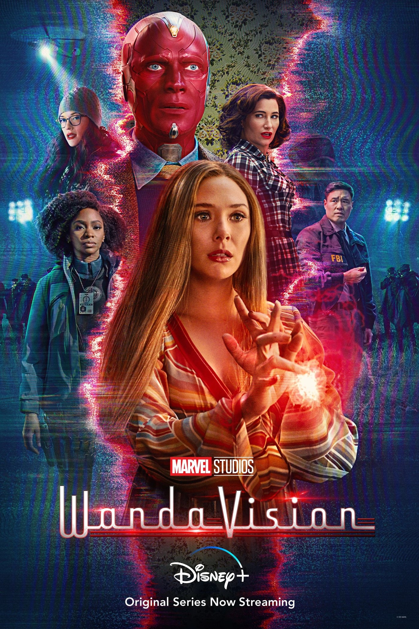 Promotional poster for the Disney Plus series WandaVision