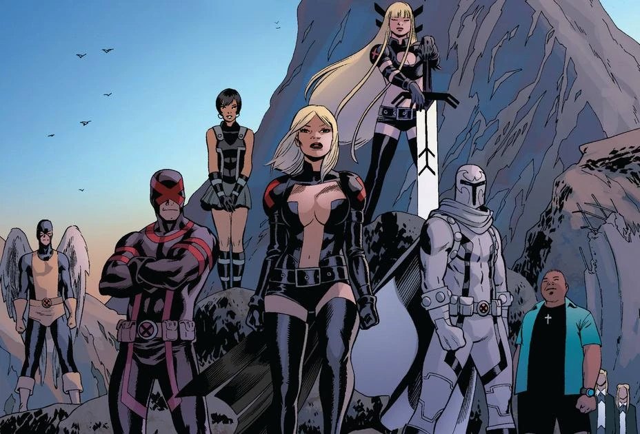 A lineup of X-Men characters from the Charles Xavier School