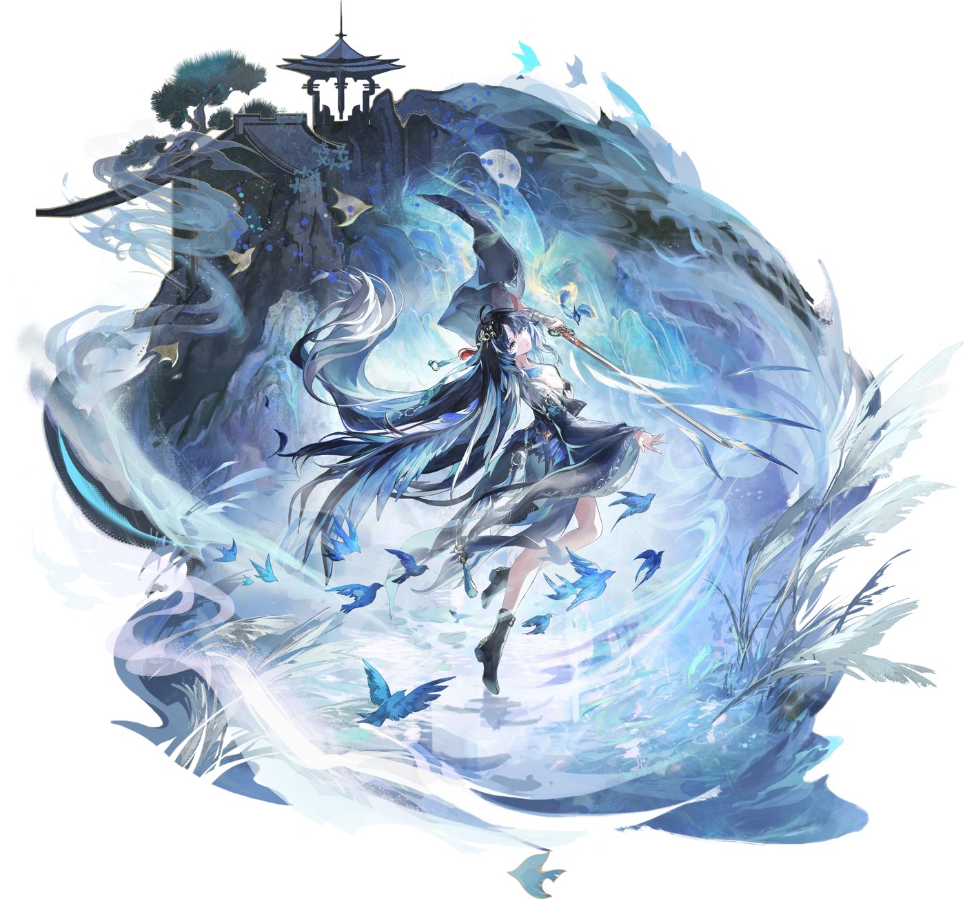 Yangyang: Xuanling splash art in Wuthering Waves