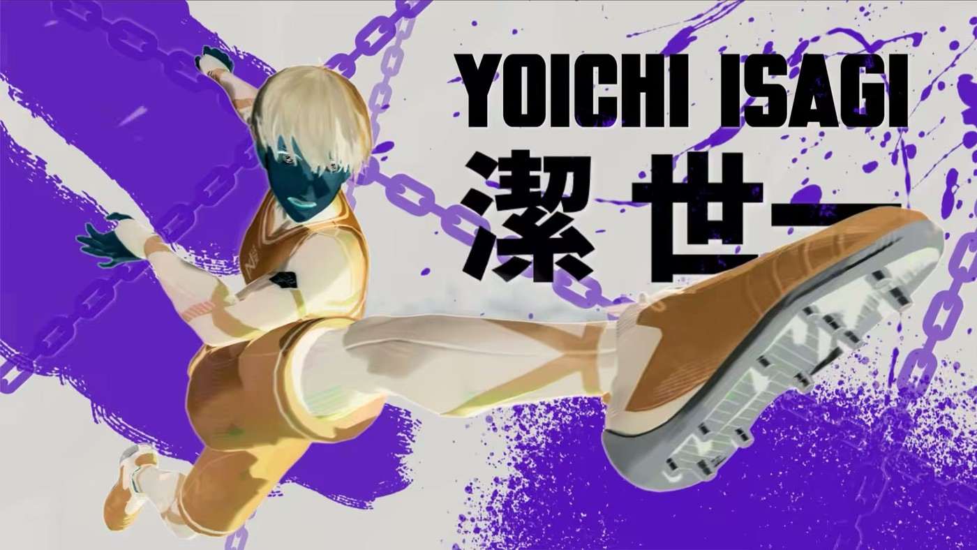 Yoichi Isagi character reveal in the Rematch x Blue Lock trailer