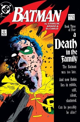 Cover of Batman #428, A Death in the Family