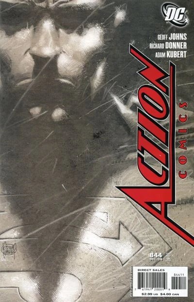 Cover of Action Comics #844, 2006, part of Last Son