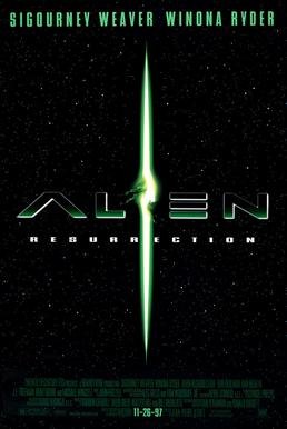 Alien Resurrection 1997 movie poster