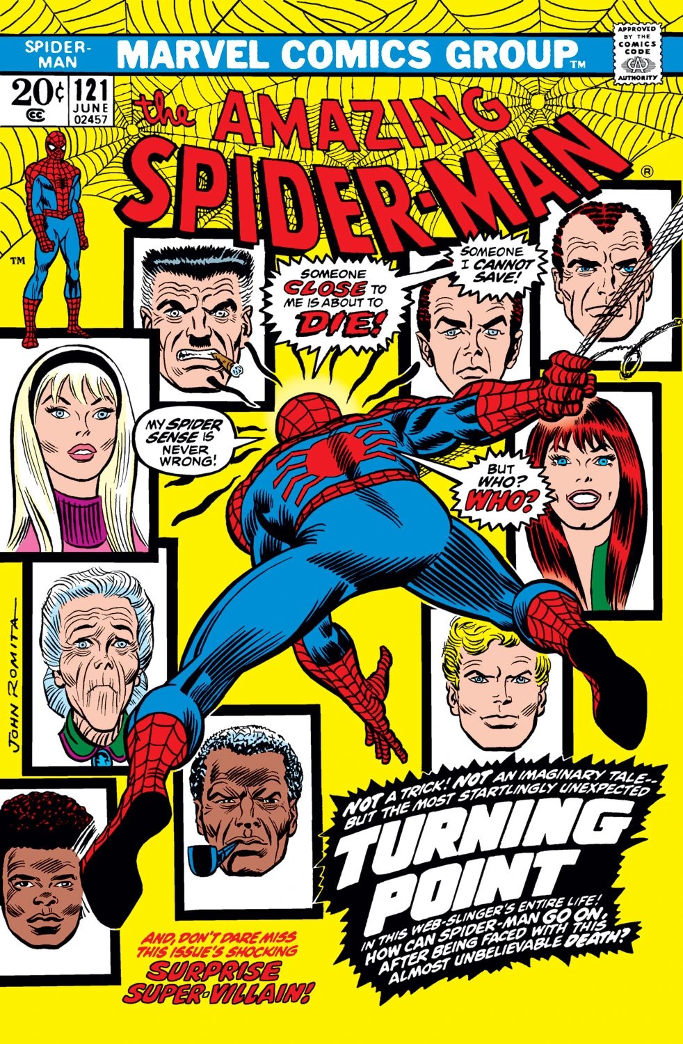 Cover of The Amazing Spider-Man #121, 1973