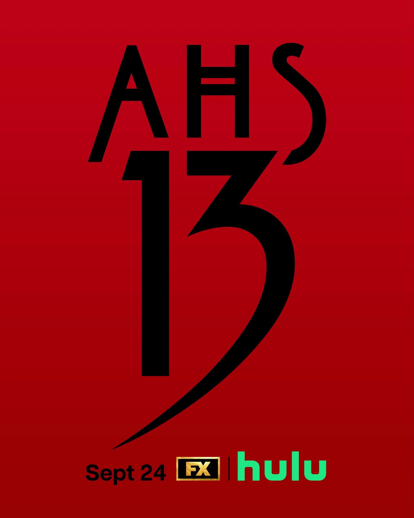 American Horror Story Season 13 poster, premiering Sept 24 on FX and Hulu