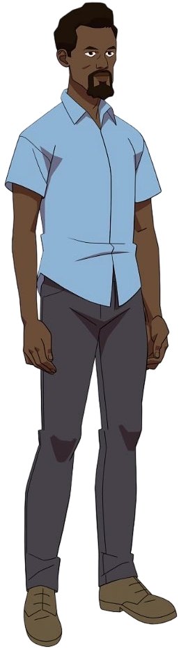 Angstrom Levy's civilian human form before his portal-scarring