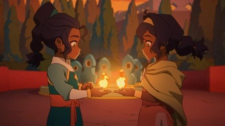 Nisha and Pavi, the twin Avatars of Avatar: Seven Havens