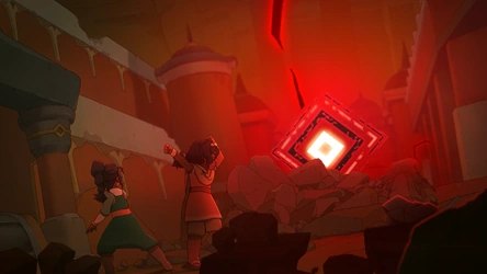 Pavi encounters the red Anomaly beneath Ellora