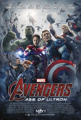 Avengers: Age of Ultron (2015) official movie poster