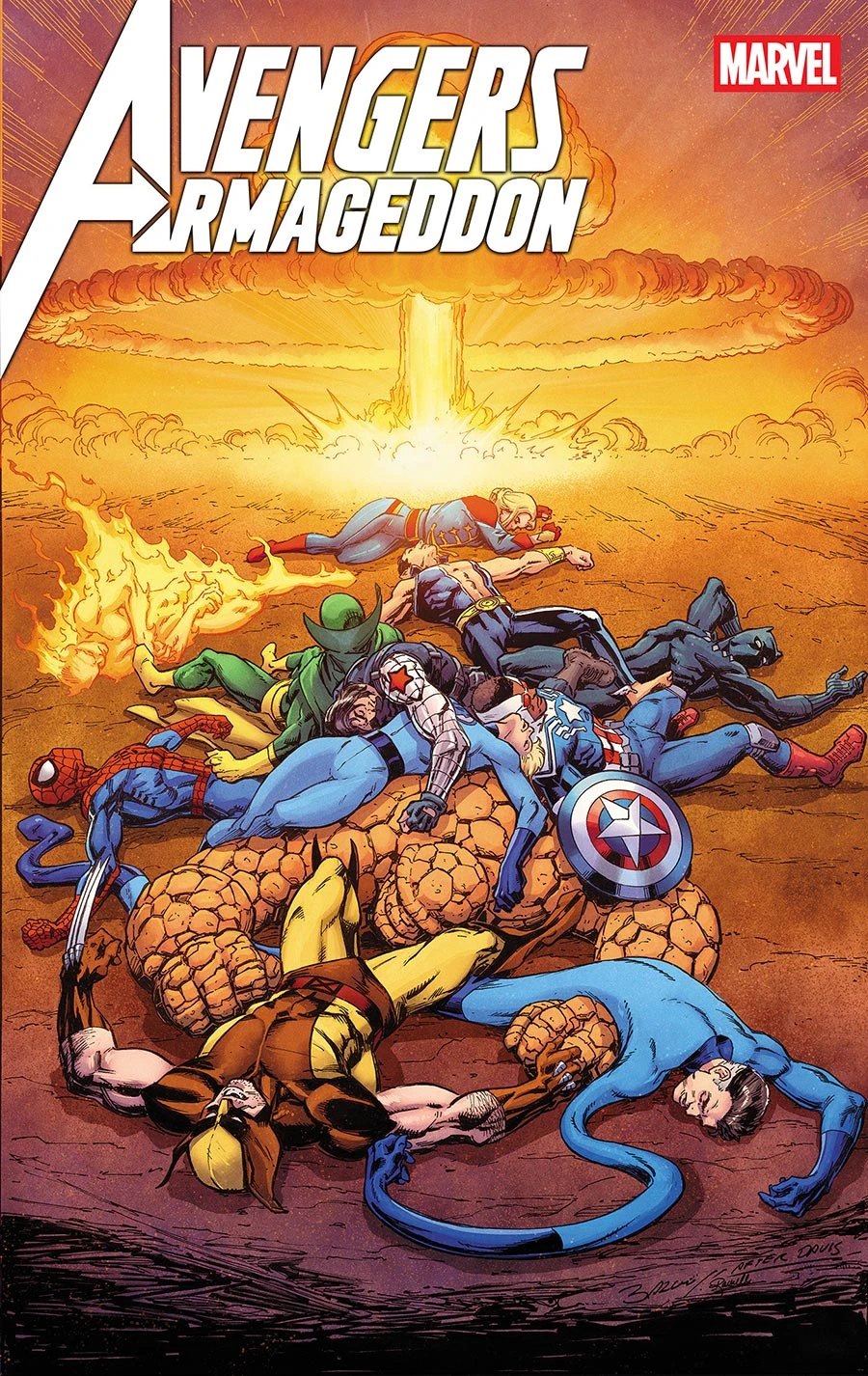 Avengers: Armageddon #5 Mark Bagley 1:25 variant cover