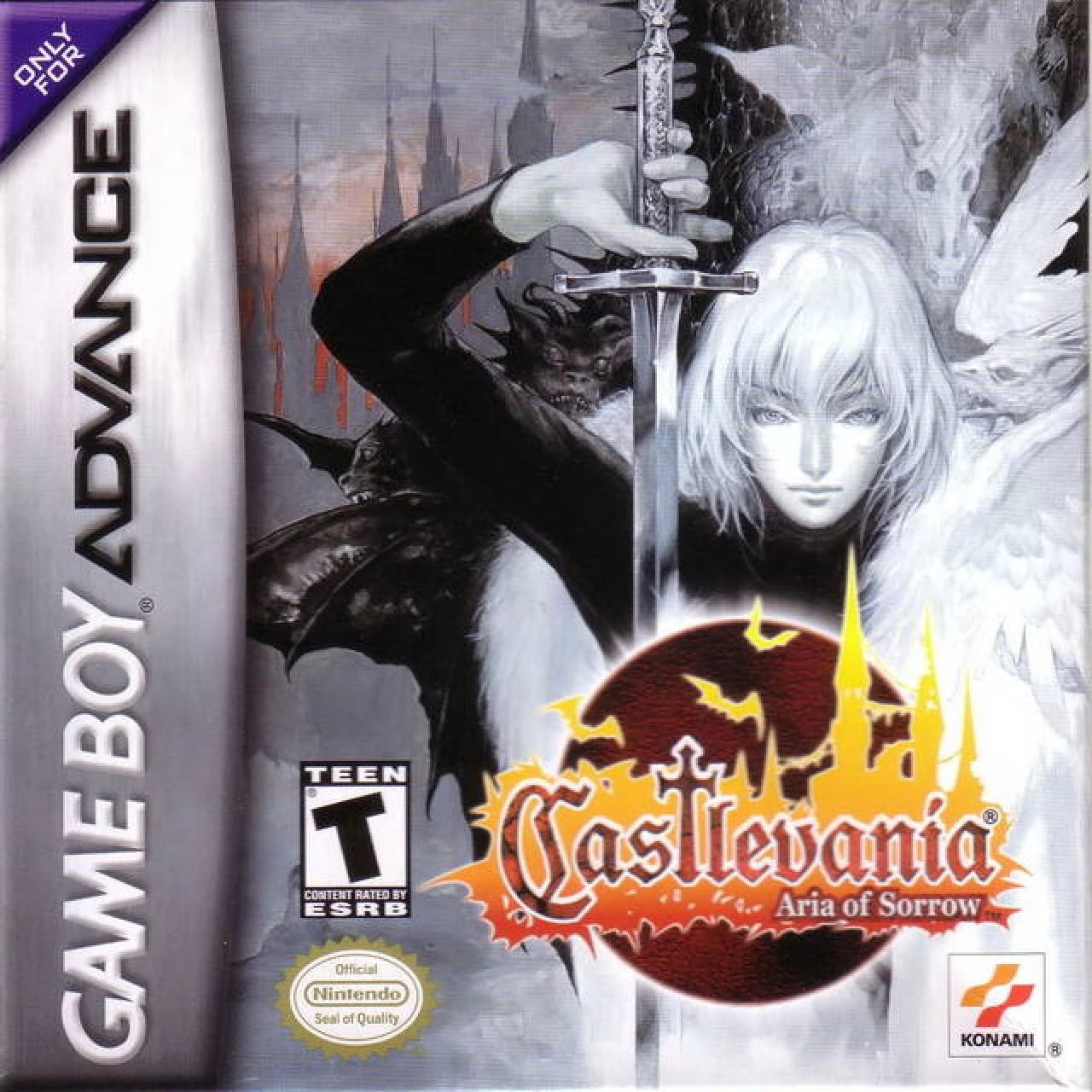 Castlevania: Aria of Sorrow Game Boy Advance box art