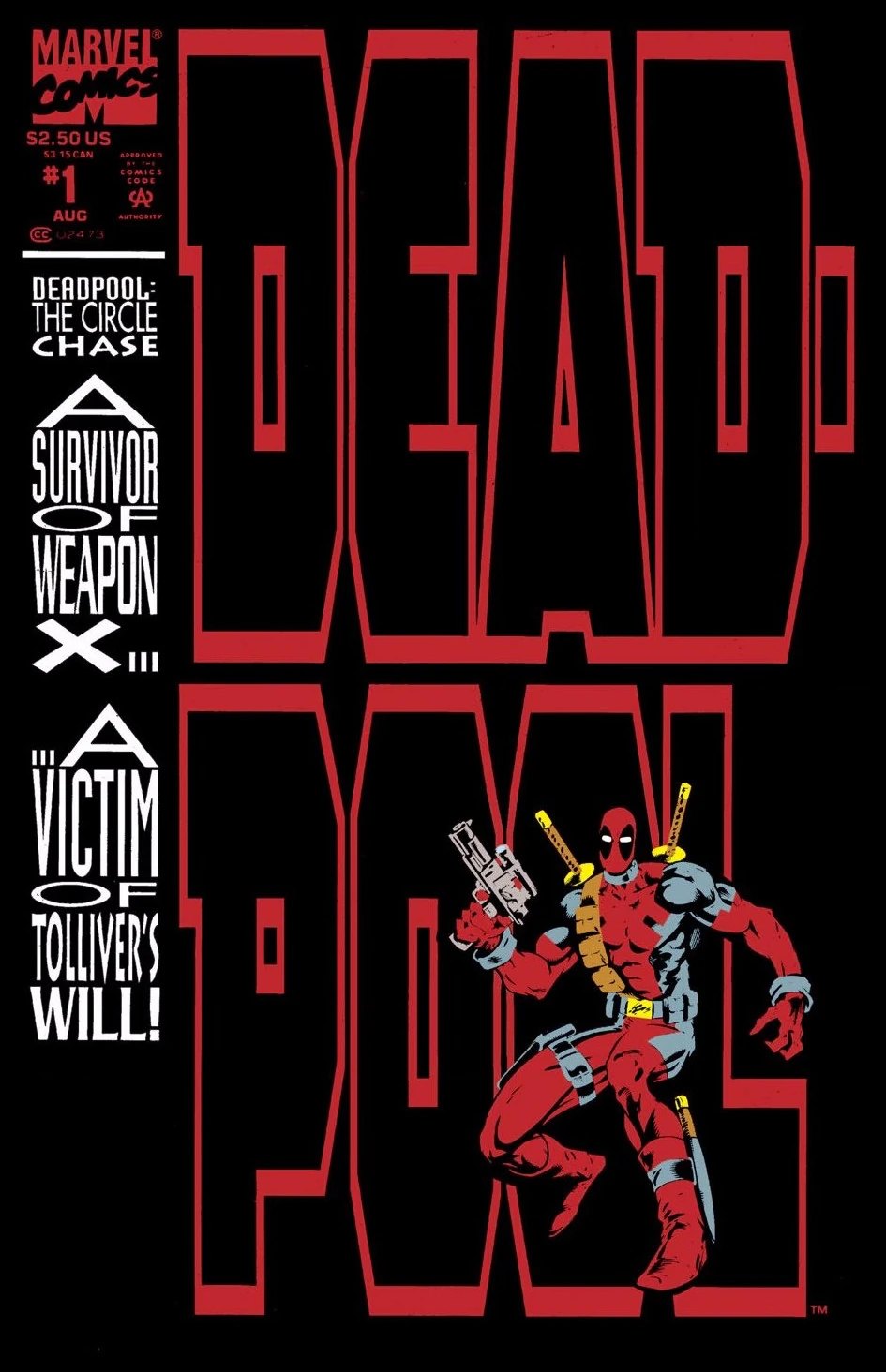 Deadpool: The Circle Chase #1 (1993) cover art
