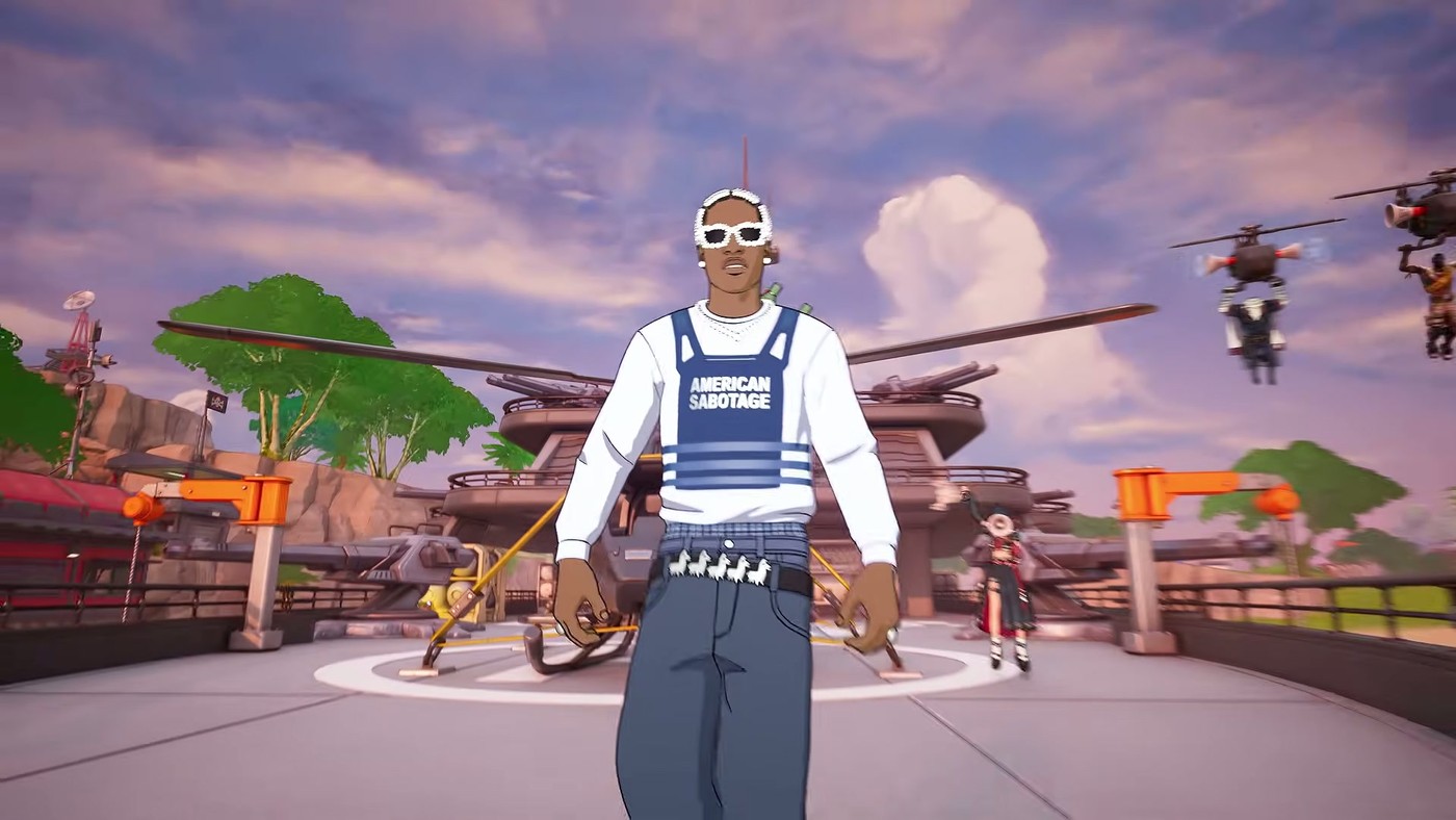A pirate village point of interest shown in the Fortnite Treasure Hunters trailer