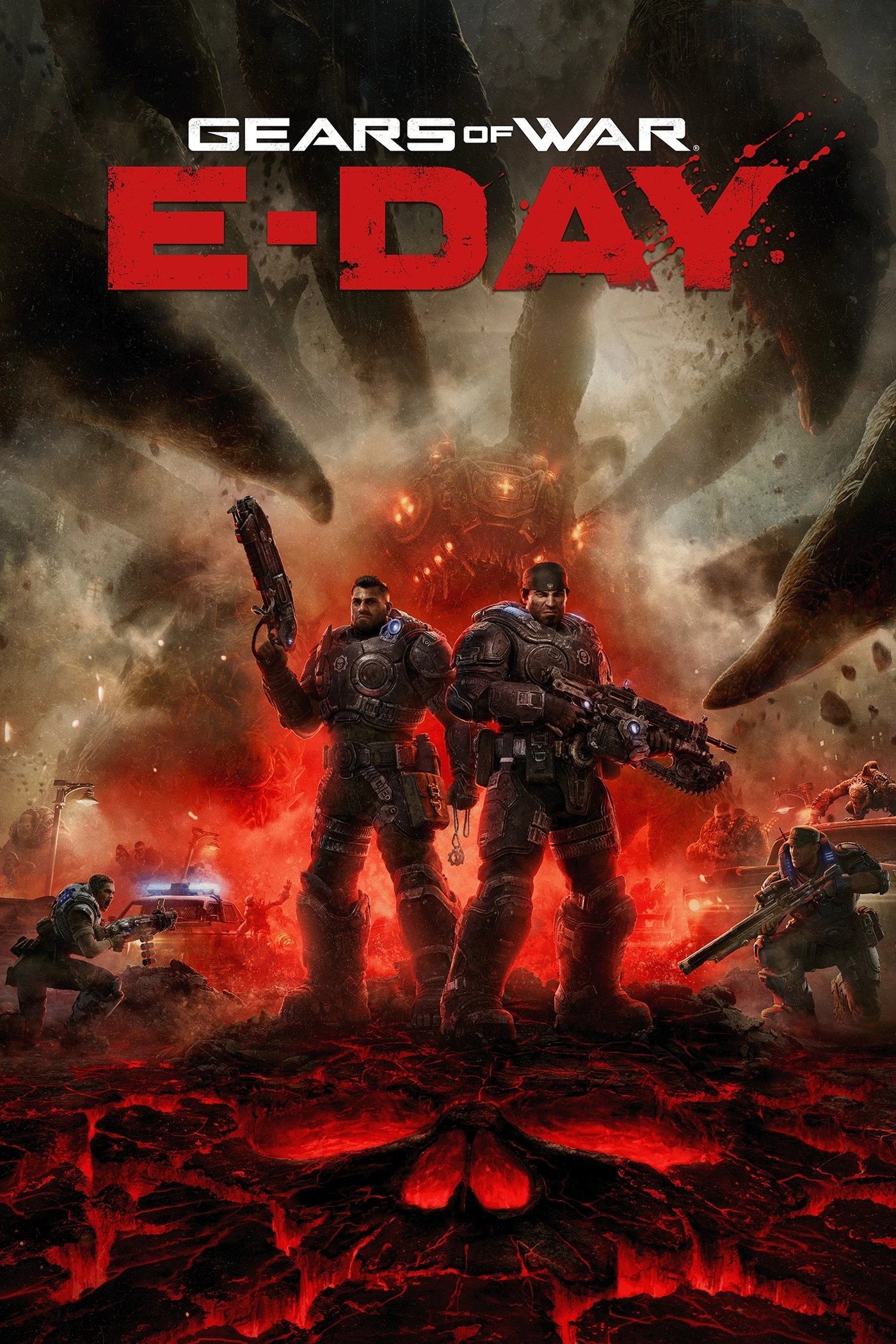 Gears of War: E-Day cover art with Bravo Squad