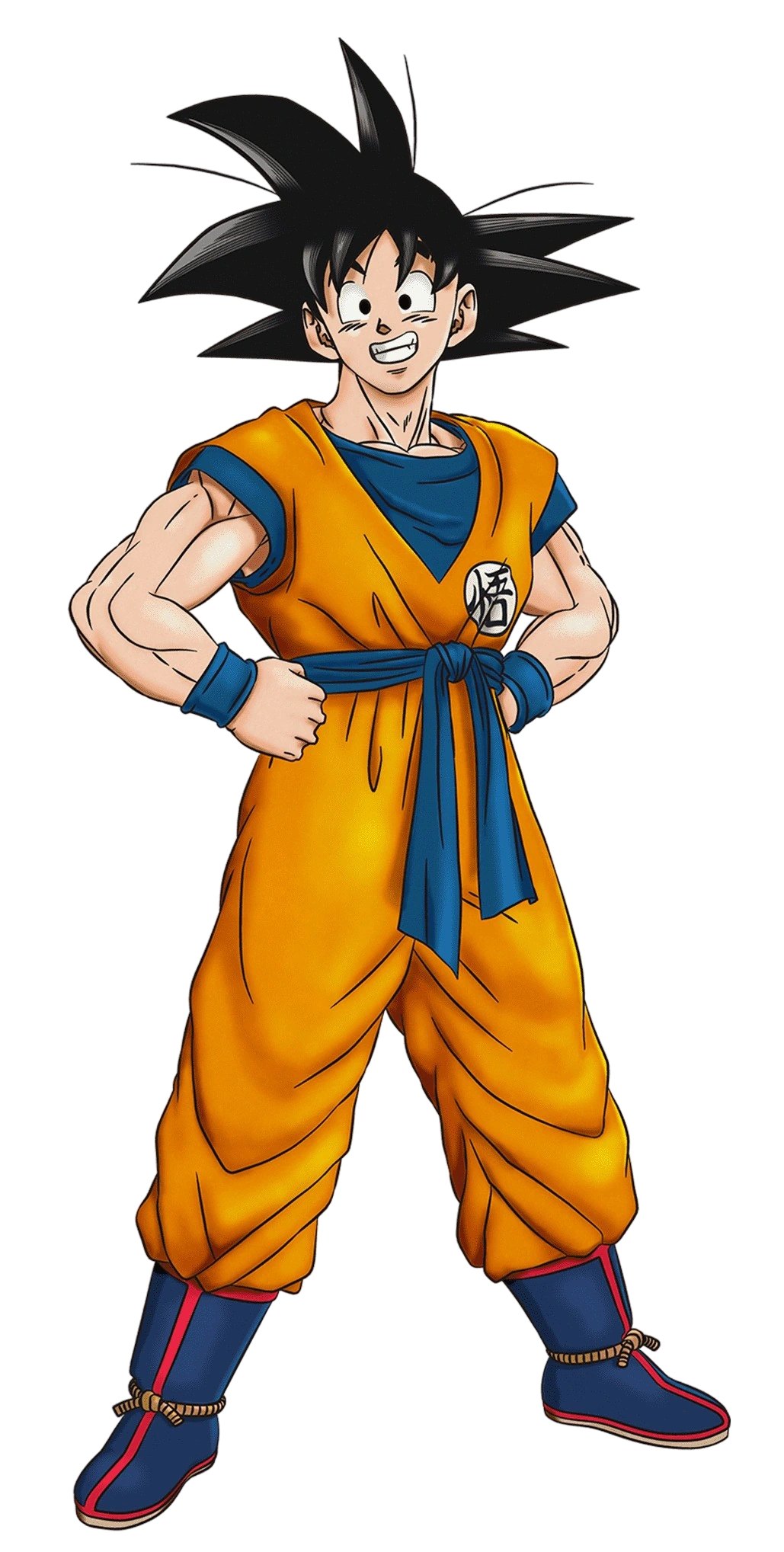 Goku in his classic orange gi