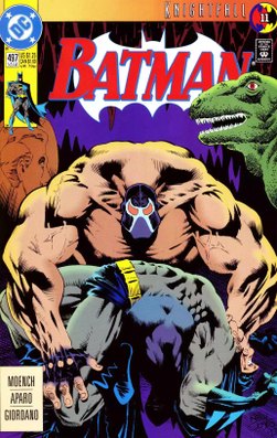 Cover of Batman #497, the climax of Knightfall