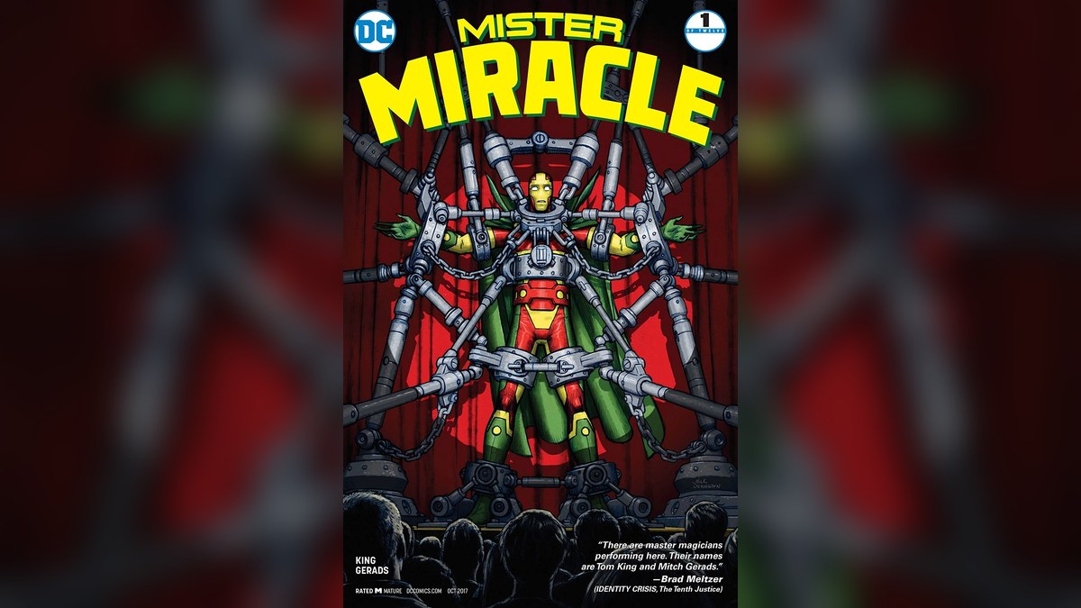 Cover of Mister Miracle #1 by Tom King and Mitch Gerads, DC Comics, 2017