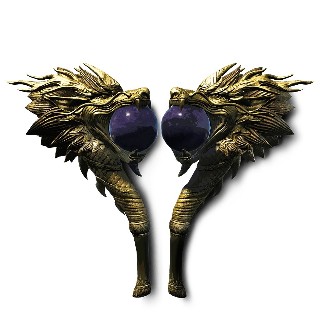 Earth-Shakers, a pair of hammer Oni Armaments from Onimusha: Way of the Sword