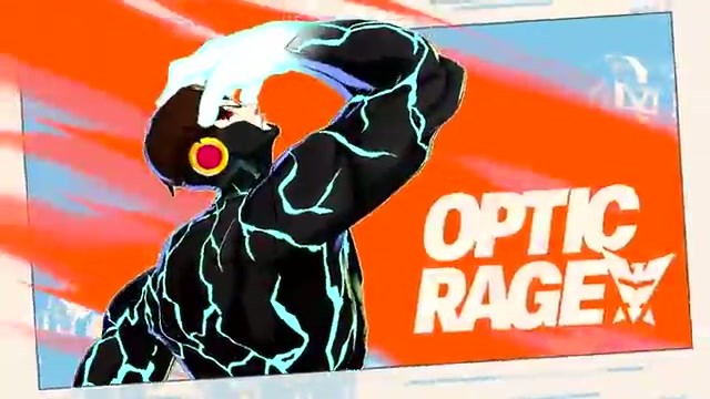 Phoenix Cyclops using the Optic Rage super move with a card reading Optic Rage