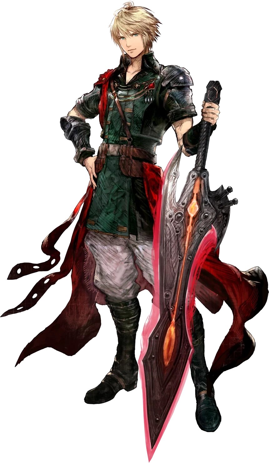 Rain, the protagonist of Final Fantasy Resonance