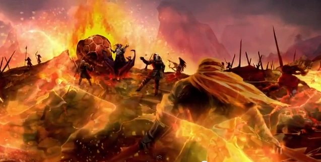 The War at Forinthry cinematic from RuneScape lore
