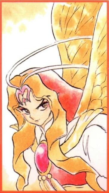 Saffron, the phoenix-prince antagonist, in Ranma 1/2 manga art