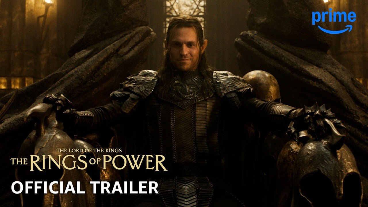 Sauron sits on his throne in The Rings of Power Season 3 trailer