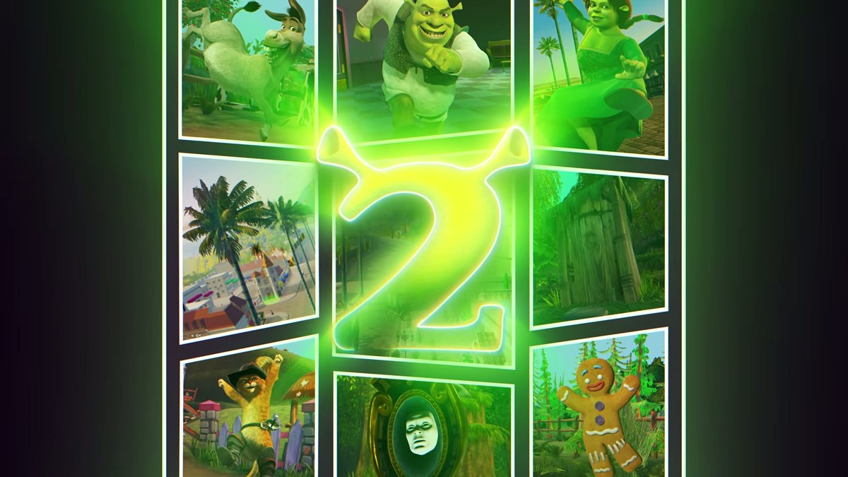 Shrek 2 Remastered reveal trailer logo