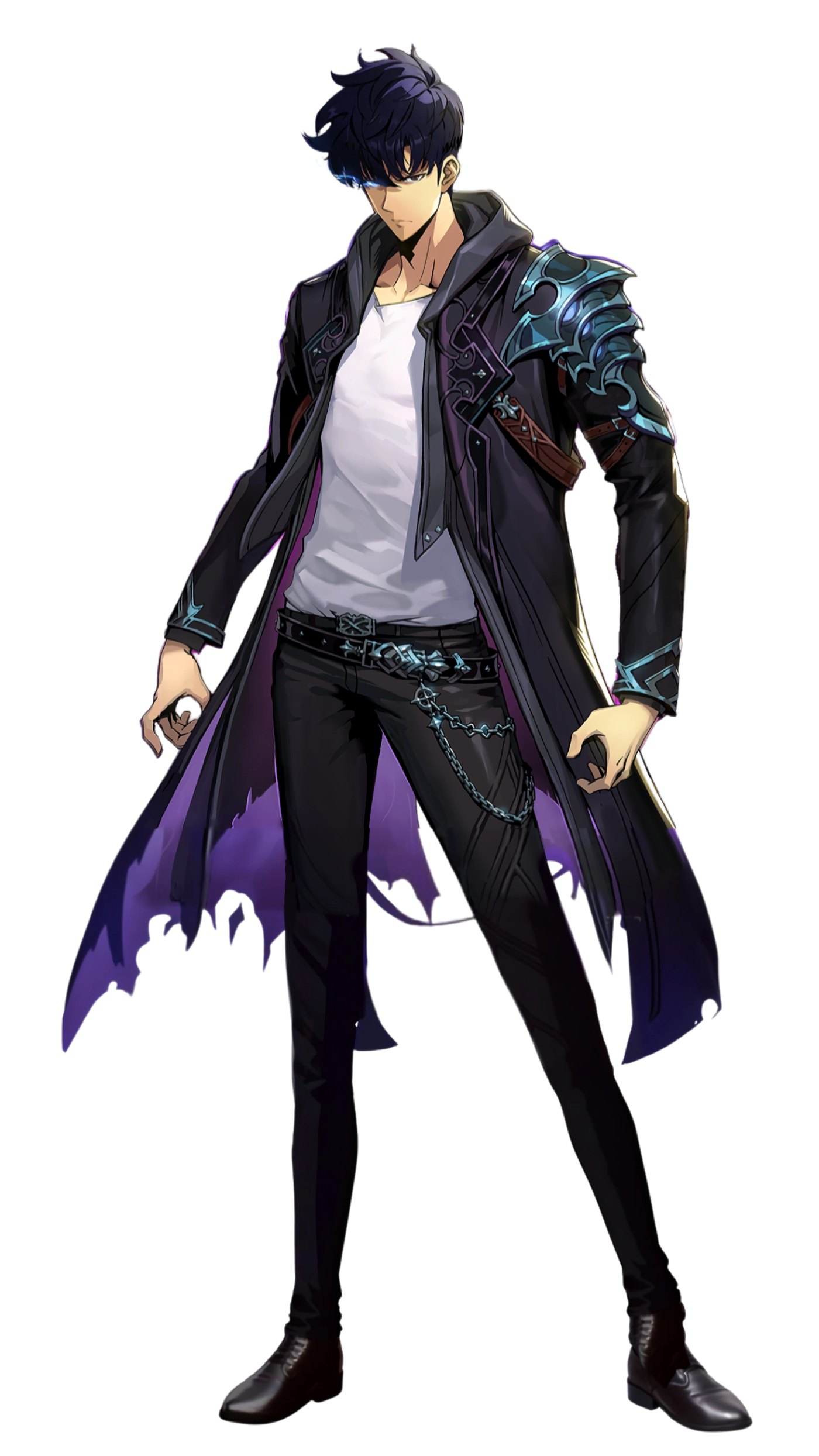 Sung Jinwoo as the Shadow Monarch in Solo Leveling: Arise Overdrive
